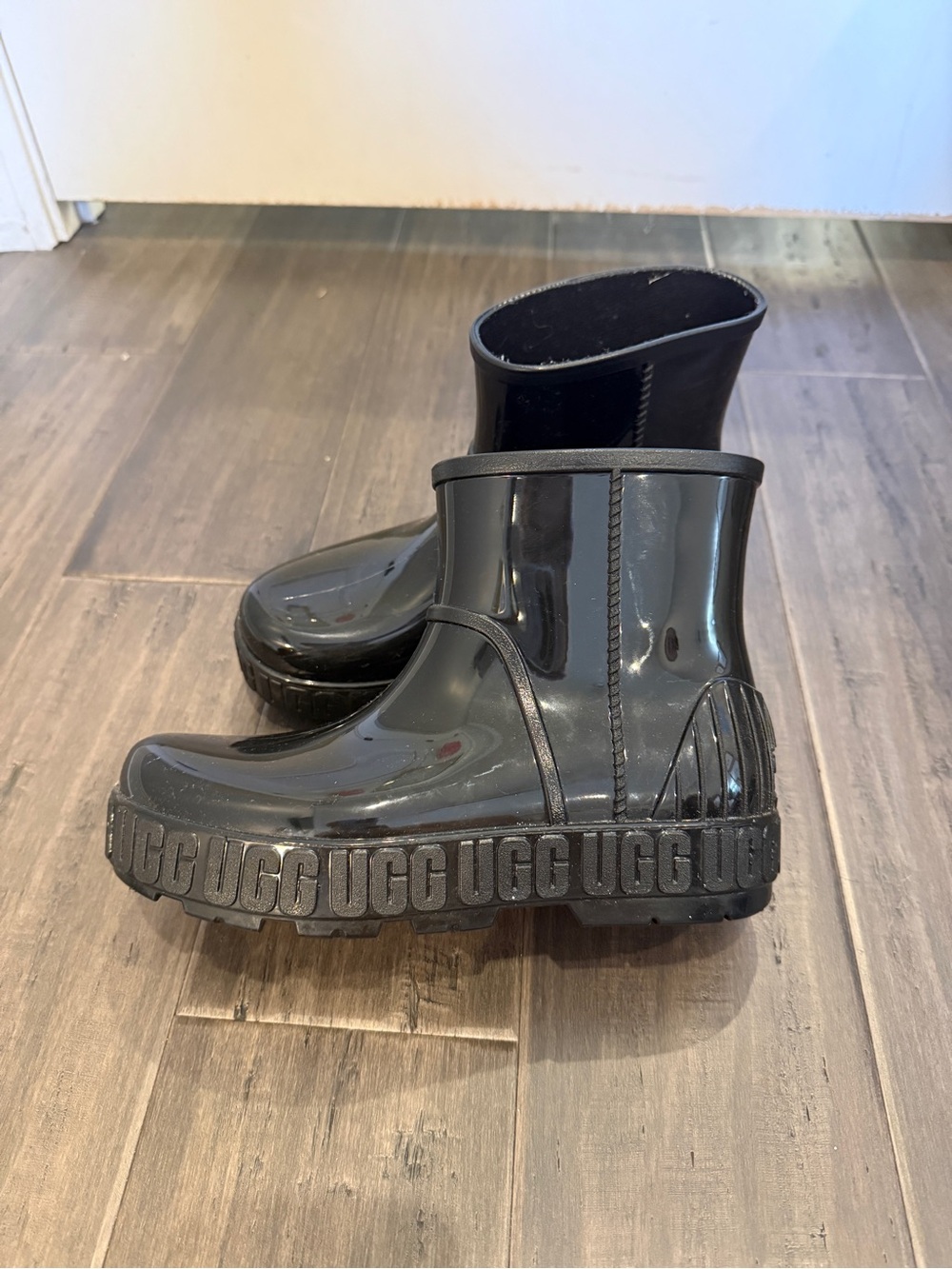 UGG Black Rain Boots